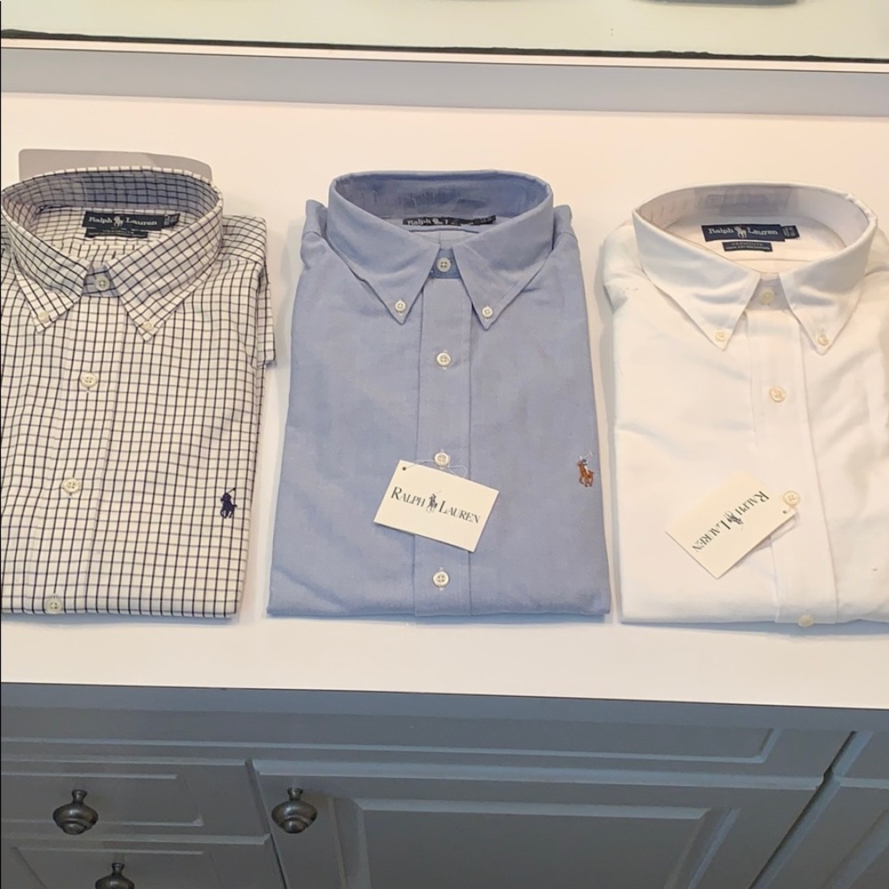 Bundled 100% Cotton Oxford POLO Button Downs